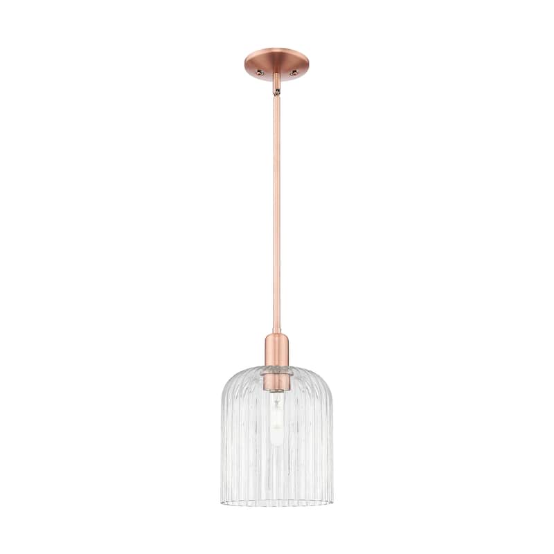 Innovations Lighting Endless Possibilities Arcadia - Bridal Veil - 1 Light 8" Stem Hung Mini Pendant