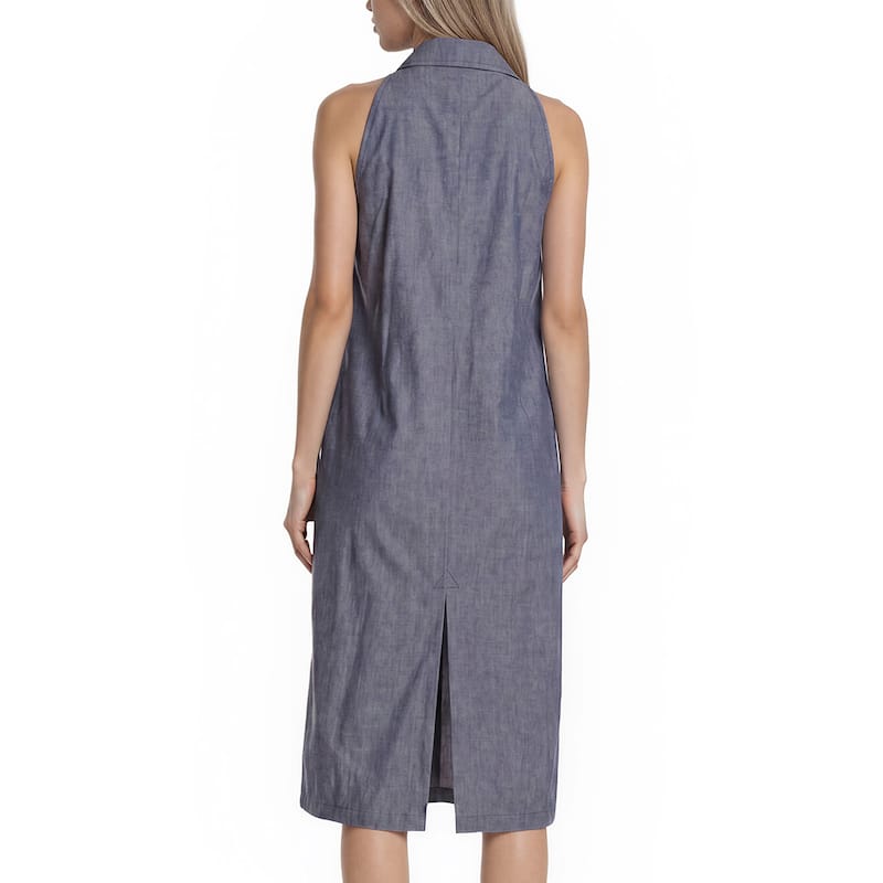 burberry denim dress Burberry Hemdkleid aus schwerem Denim , Size: 12
