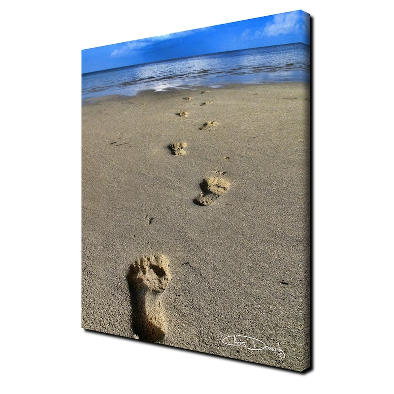 Ready2HangArt 'Footprints' Wrapped Canvas Wall Art