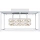 preview thumbnail 2 of 5, Dazzle Integrated LED Polished Chrome Semi-Flush Mount