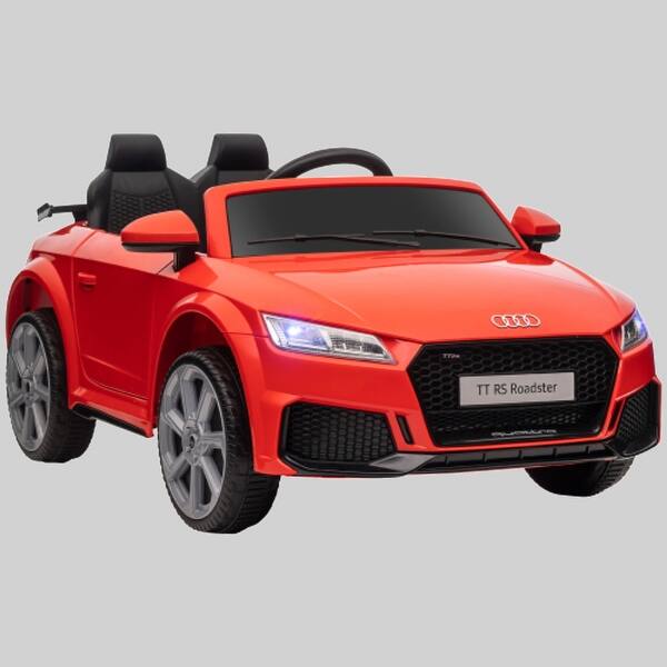 slide 2 of 3, Audi TT RS Licensed 6V Electric Ride-On Car for Kids with Remote, Suspension, Horn, Lights & Music Red