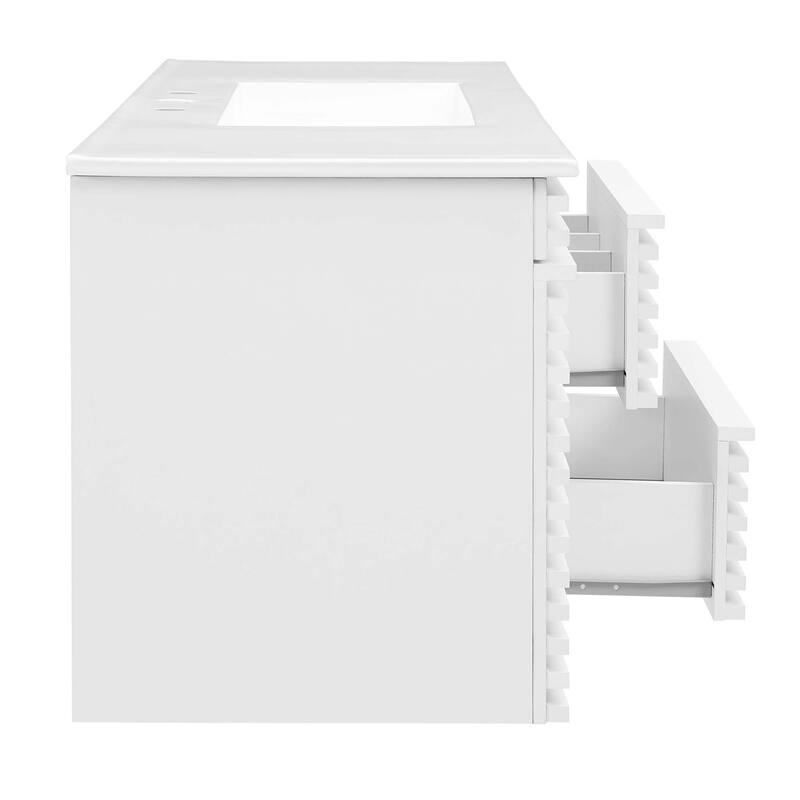 Render 48" Wall-Mount Bathroom Vanity