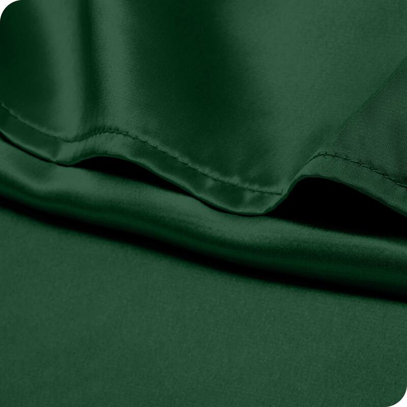 Bare Home Poly Satin Pillowcase Set for Hair and Skin (Set of 2)