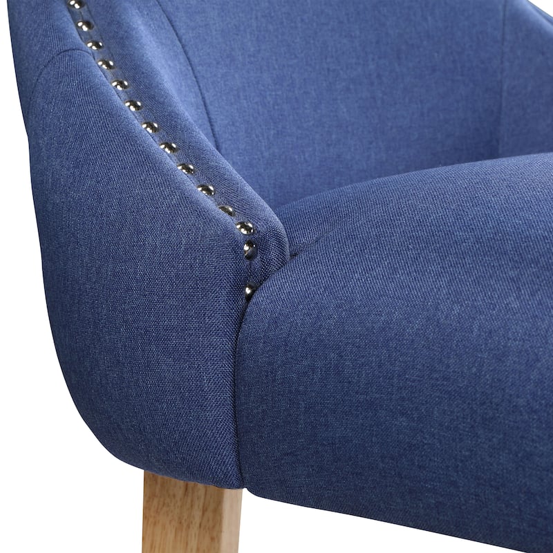 Gaji Contemporary Wood Tufted Wingback 2-Piece Side Chairs by Furniture of America