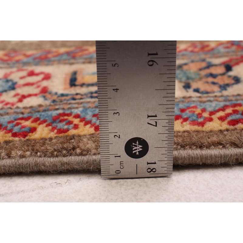 ECARPETGALLERY Hand-knotted Uzbek Ghazni Brown Wool Rug - 2'5 x 7'5