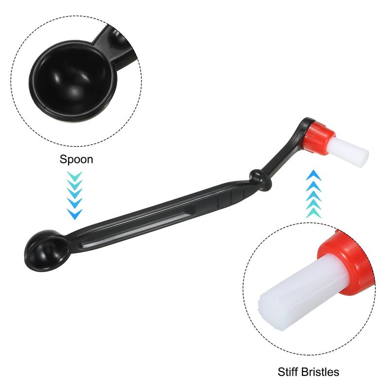 Coffee Machine Brush, 2Pcs Coffee Cleaning Tool for Espresso Machine, Red