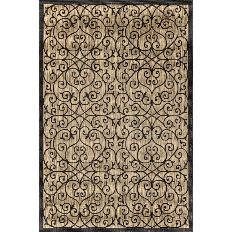 JONATHAN Y Ourika Textured Weave Indoor/Outdoor Area Rug