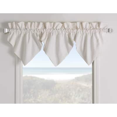 Linen Ivory valance or drapes