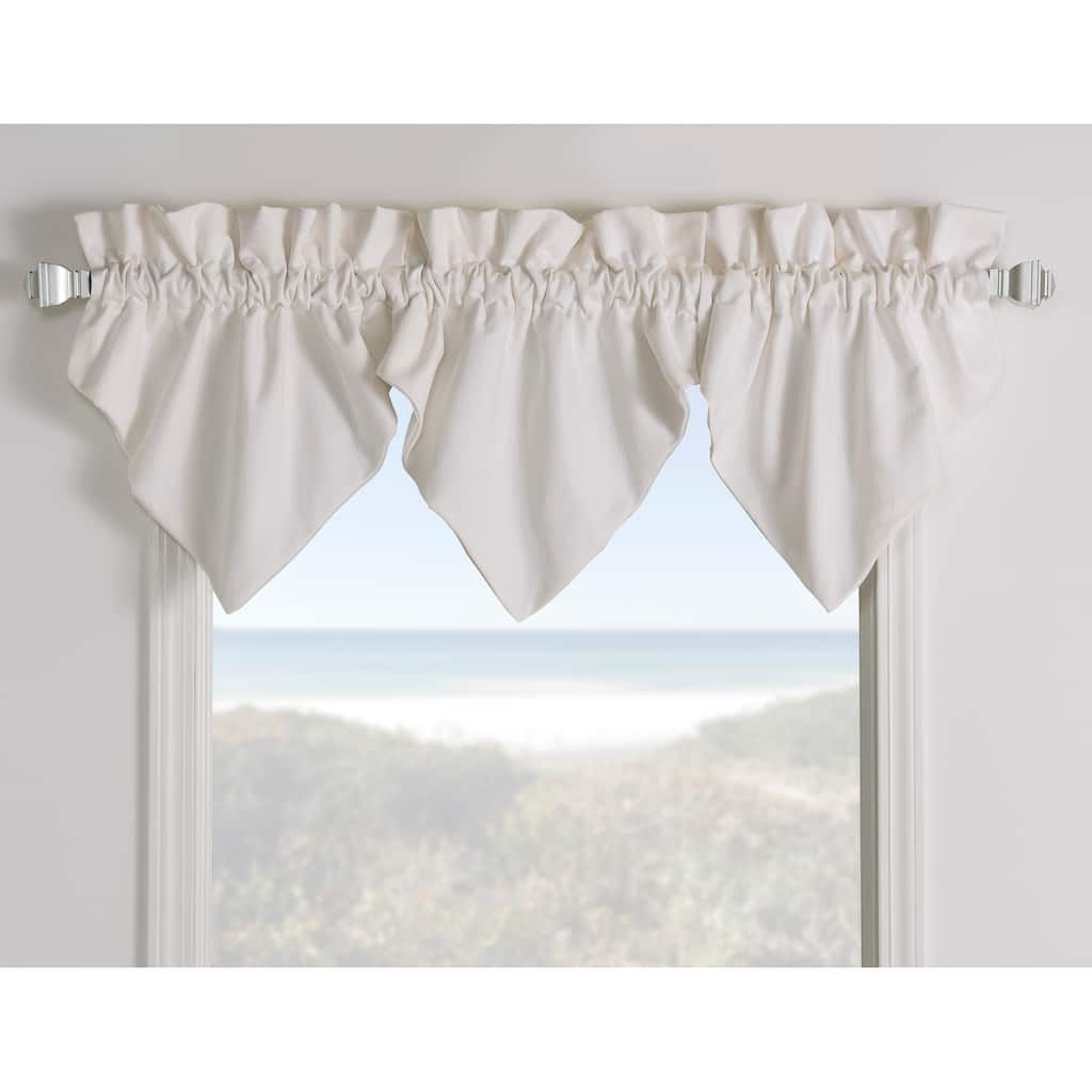 Linen Ivory valance or drapes