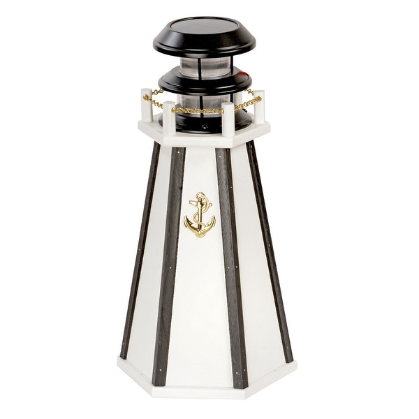 18" Solar Poly Accent Lighthouse. Opens flyout.