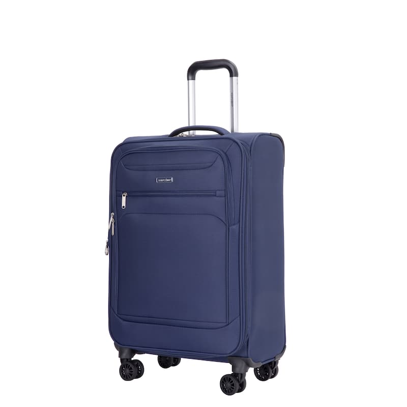 Carry On Luggage Sets 3 Piece, Softshell Lightweight Durable Suitcase with Spinner Wheels and Alloy Zipper, for Men Women