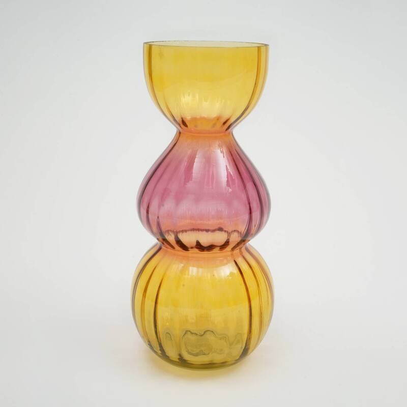 Decorative Gleaming Bubble Vase-6.5X14"