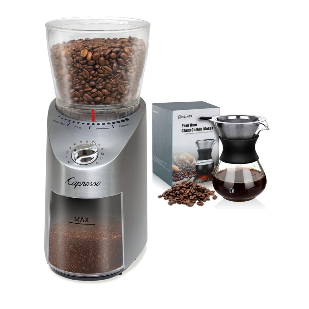 https://ak1.ostkcdn.com/images/products/is/images/direct/d1865e188ee5ef329f0febc697d51ac48b4e1ad4/Capresso-Infinity-Plus-Conical-Burr-Grinder-%28Stainless-Steel%29-Bundle.jpg