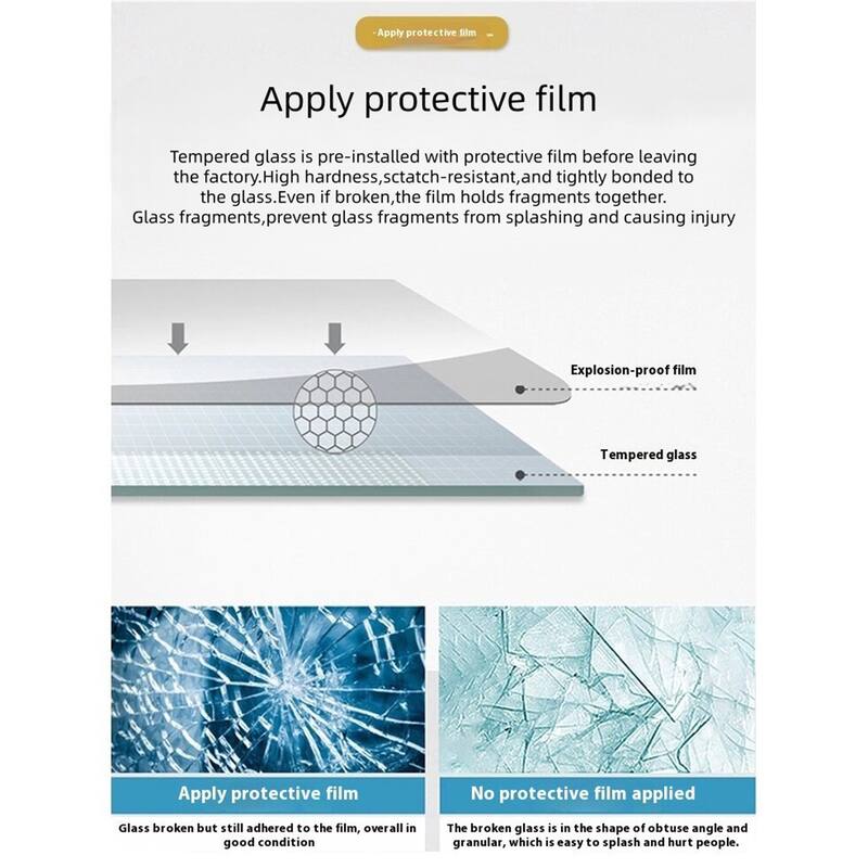 Half Frameless Double Sliding Glass Shower Door, 1/4 inch Tempered Glass