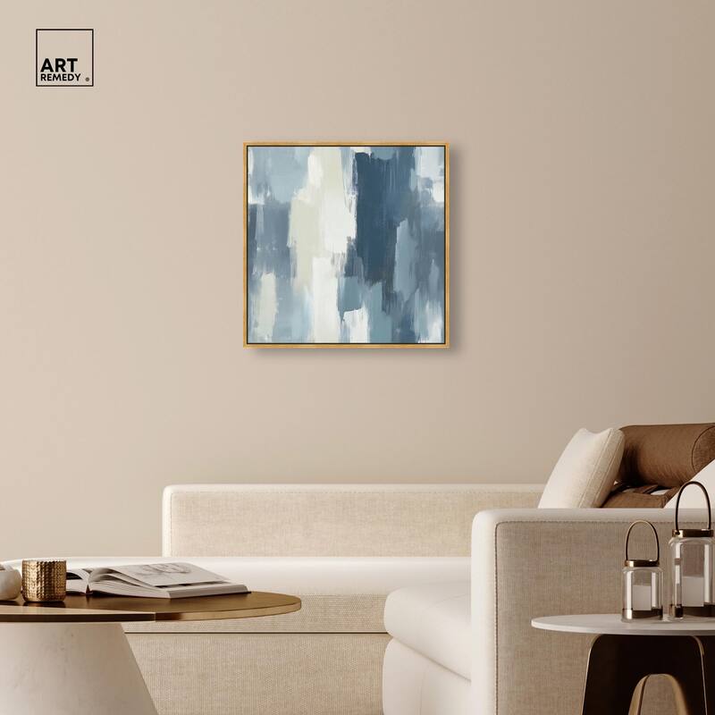 Blue Union Canvas by Art Remedy