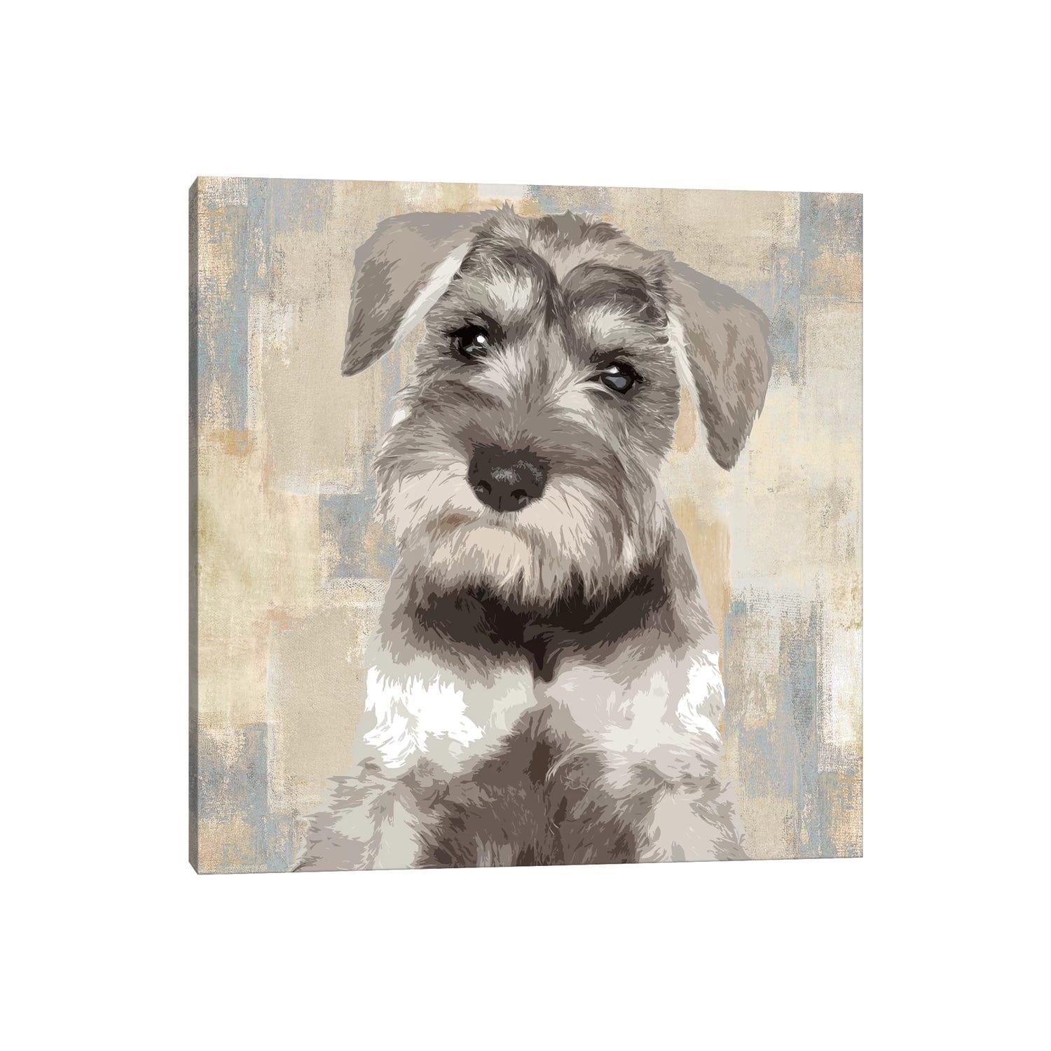 iCanvas "Miniature Schnauzer" by Keri Rodgers Canvas Print - Overstock -  26637507