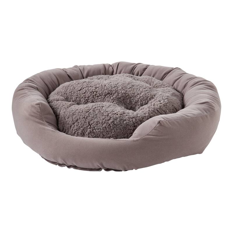 Happy Hounds Moxy Gray Donut Dog Bed