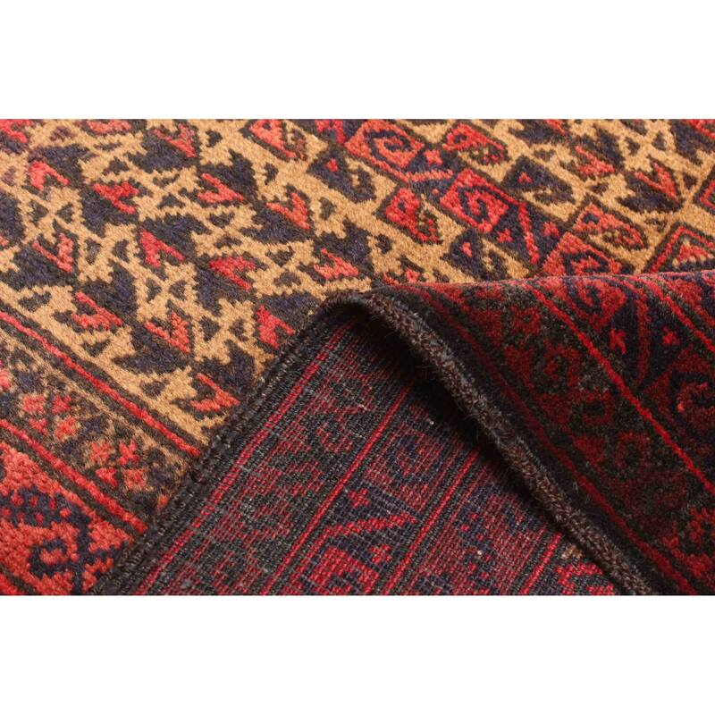 ECARPETGALLERY Hand-knotted Teimani Brown Wool Rug - 2'11 x 5'0