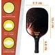 preview thumbnail 3 of 7, Franklin Sports Pickleball 2 Player Carbon Fiber Paddle and X-40 Pickleball Set