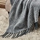 preview thumbnail 4 of 4, Wellco Reversible Soft Knitted Throw Blanket With Boho Tassels - 50" x 60", Solid Color, Grey