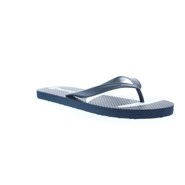 champion flip flops blue