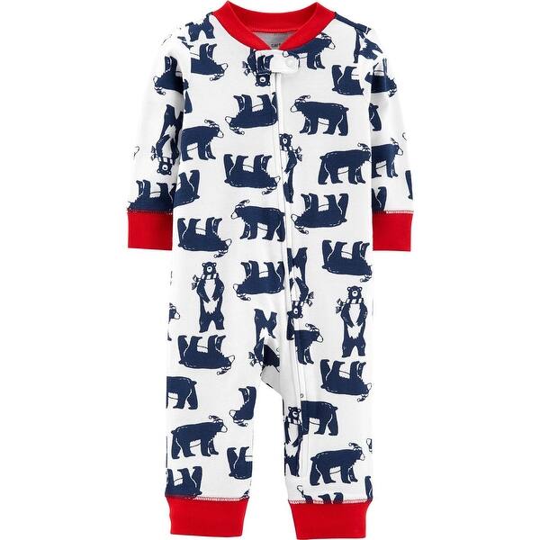 Shop Carter S Baby Boys Zip Up Sleep And Play Blue Bears