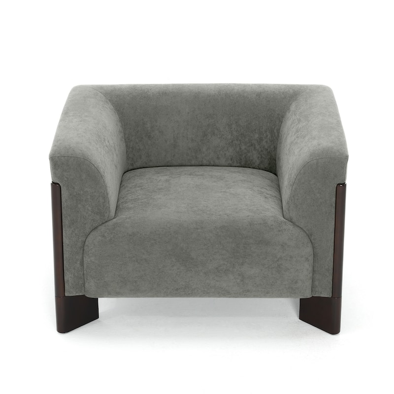 41"W Modern Tuxedo Arms Accent Chair for Living Room