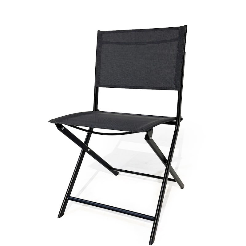 Patio Set of Foldable Patio Table and Chairs(Set of 2)