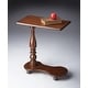 preview thumbnail 2 of 0, Butler Transitional Rectangular Mobile Tray Table - Dark Brown
