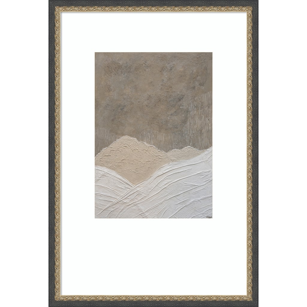 Gentle Waves by Denise Quah Wood Framed Wall Art Print