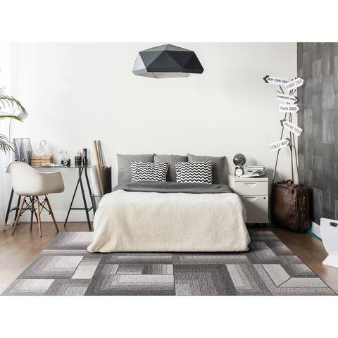 Dynamic Rugs Graphite Modern Area Rug