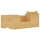 preview thumbnail 34 of 32, Toddler Floor Bed Frame, Cot Bed for Boys and Girls Ages 3-6, Bear Shape Toddler Bed