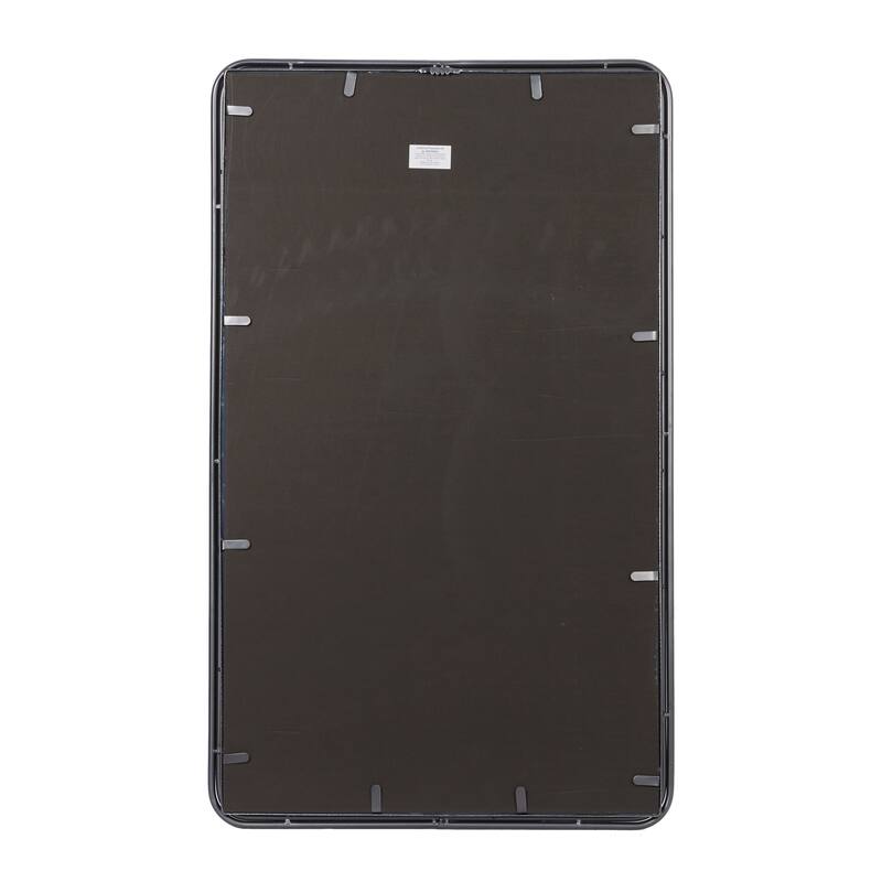 Metal Wall Mirror - Black - Roche River Decor - 2"W x 24"L x 40"H