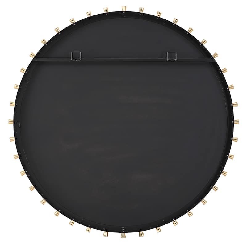 Uttermost Cosmopolitan Round Mirror - 37.38"W x 37.38"H x 1.75"D