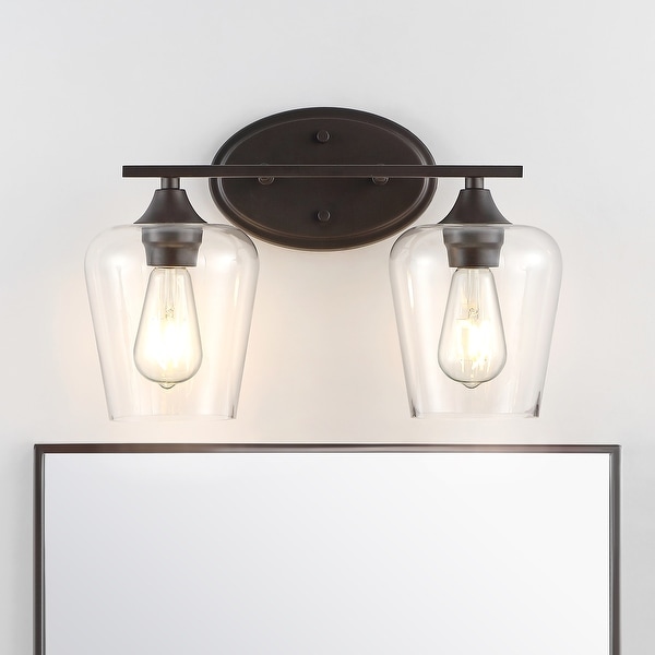 Jayne Iron/Glass Cottage LED Vanity Light, Orb by JONATHAN Y. Opens flyout.