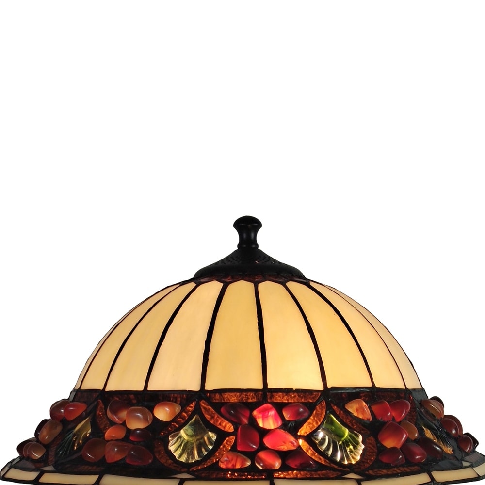Chiara Tiffany Table Lamp with Night Light - On Sale - Overstock