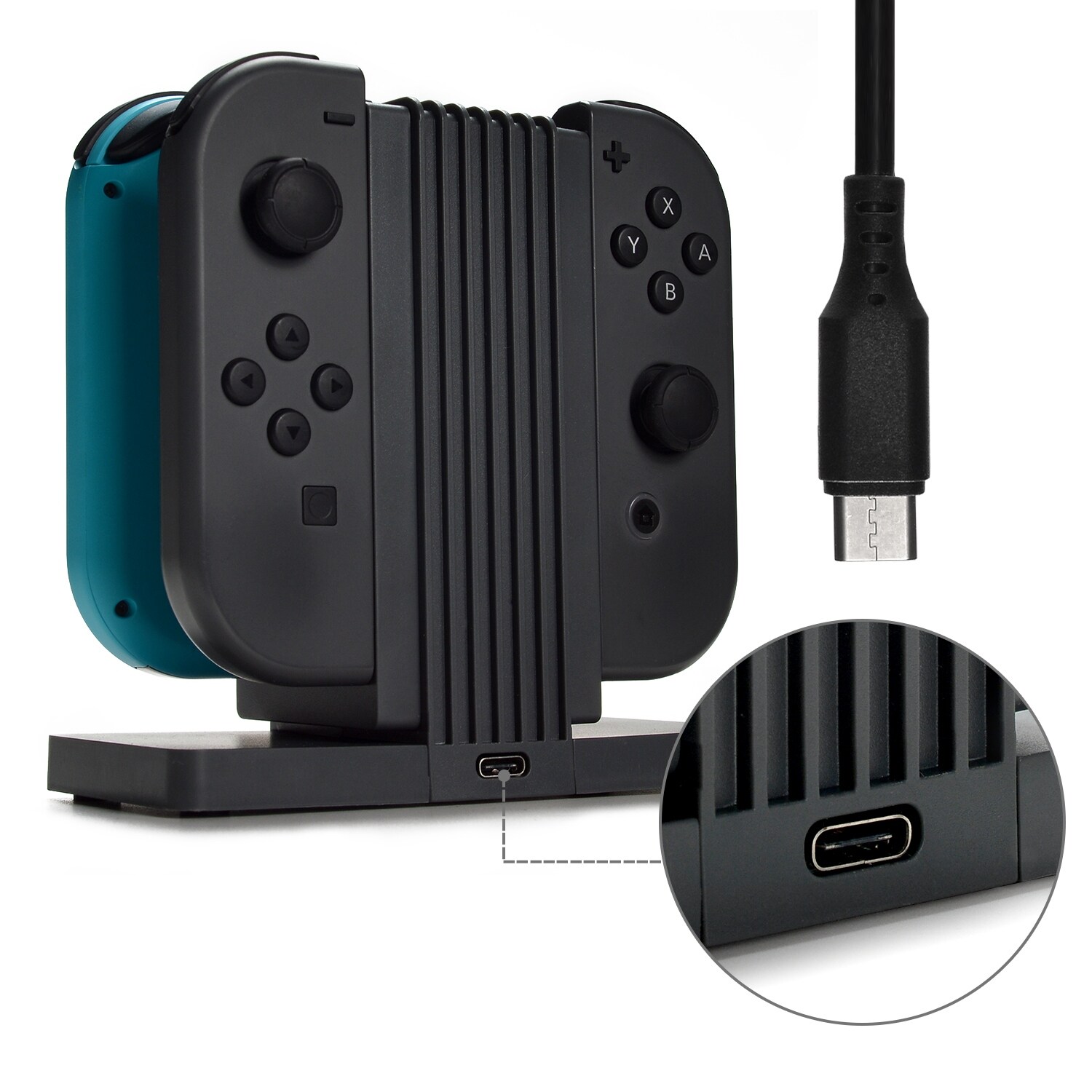 Shop Agptek 4 In 1 Nintendo Switch Joy Cons Charging Station