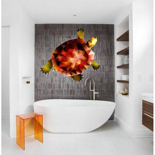 Shop Turtle Wall Decal Bathroom Decor Overstock 32017242