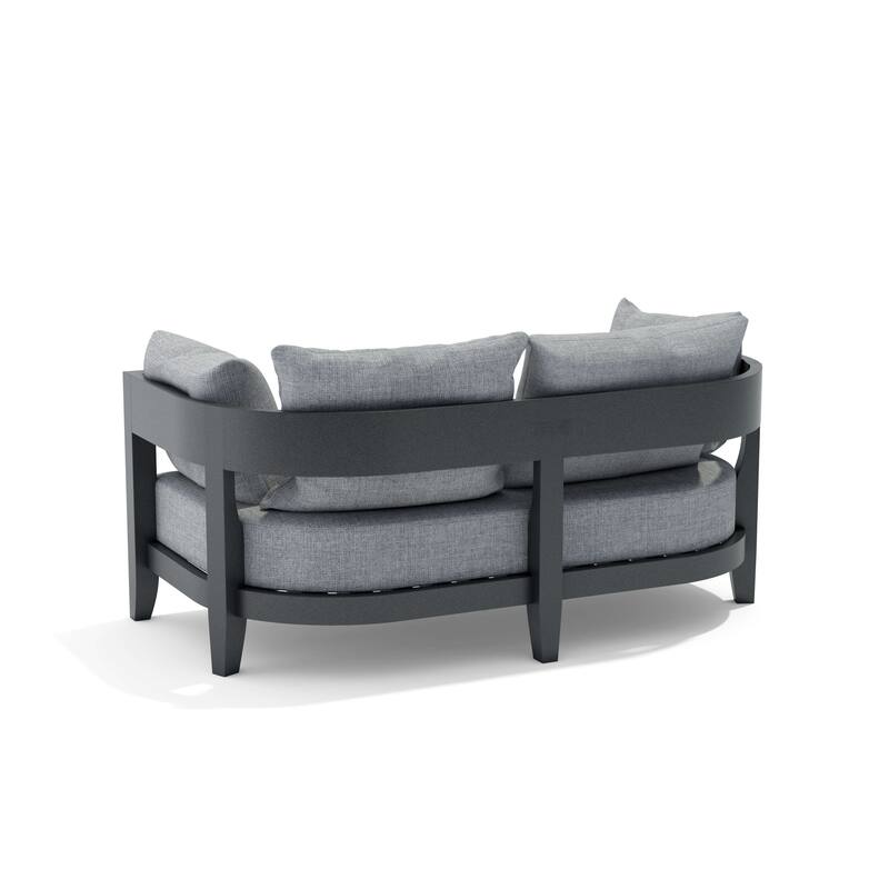 Coronado Deep Seating Aluminum Loveseat