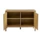 preview thumbnail 14 of 22, Madison Park Paige Geometric 2-Door Storage Cabinet with Adjustable Shelves