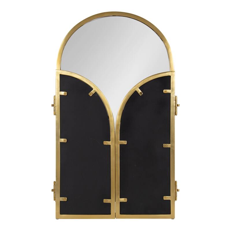 Kate and Laurel Amoli Tri-Fold Arch Mirror - 28x28