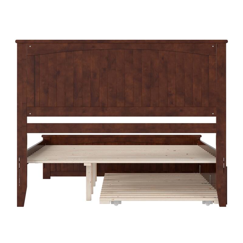 Nantucket Bed with Matching Footboard and Twin XL Trundle