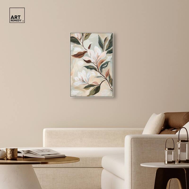 Soft Magnolia II Canvas by Art Remedy