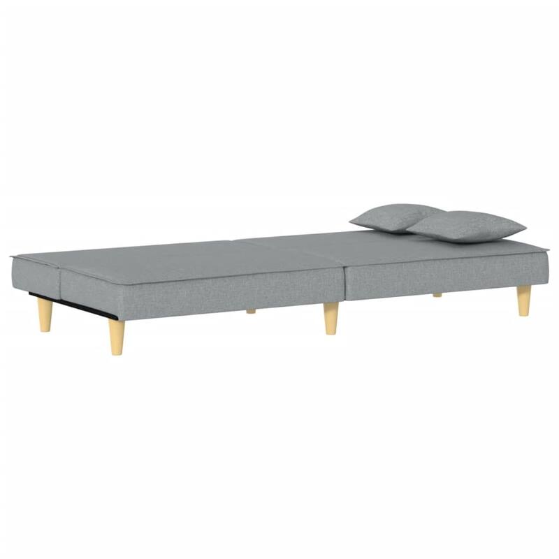 vidaXL Sofa Bed Modern Loveseat Sleeper Sofa Guest Bed with Pillows Fabric - 78.7" x 35" x 27.6"