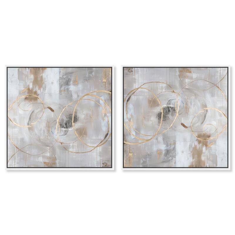 Sangria Drink Canvas by Art Remedy - 30" x 45" - Silver