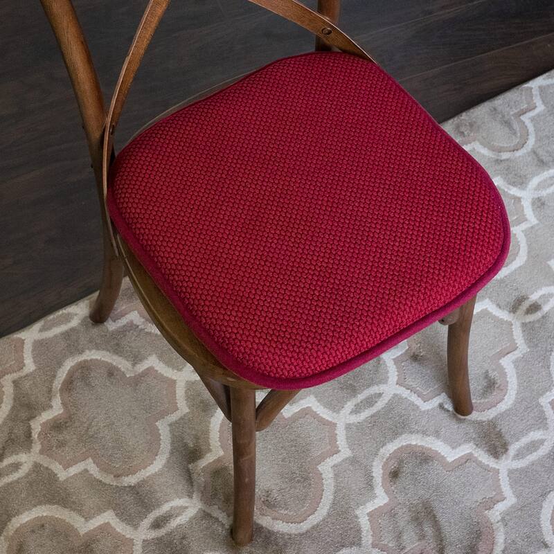 16-in. Square Non-slip Memory Foam Seat Cushions (2 OR 4) - 16 X 16