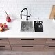 preview thumbnail 11 of 11, Stylish Undermount 15" Stainless Steel Single-Bowl Kitchen Sink S-317G a . - 15"x15"x 8"