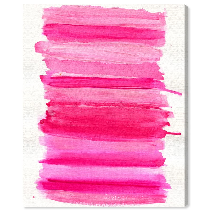 Wynwood Studio Abstract Melted Chewy Sweets Pink and Modern & Contemporary Wall Art Canvas Print