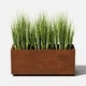 preview thumbnail 11 of 9, Corten Steel Series Long Box Planter