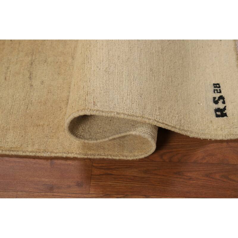 Gabbeh Modern Foyer Rug Oriental Handmade Wool Carpet - 2'9"x 4'0"